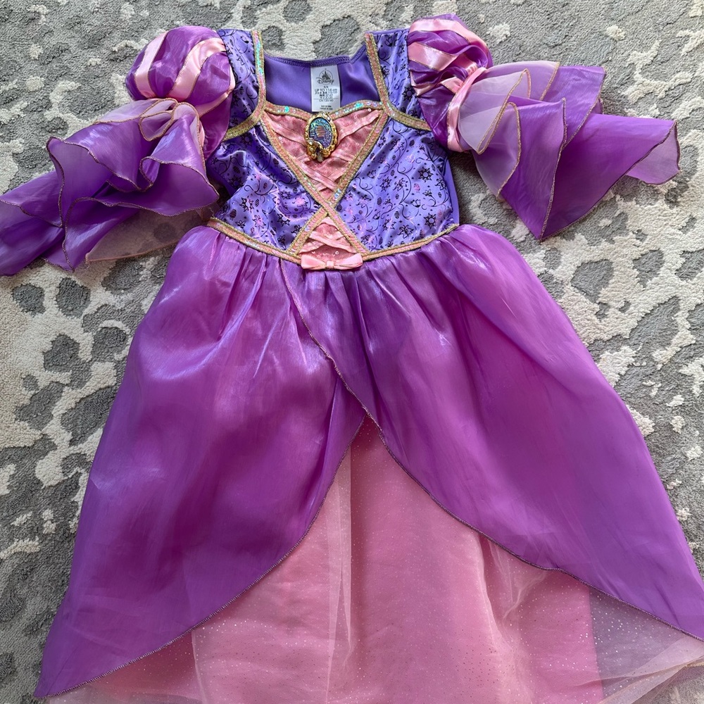 Rapunzel Set  , Disney Original princess Dress and Wig
